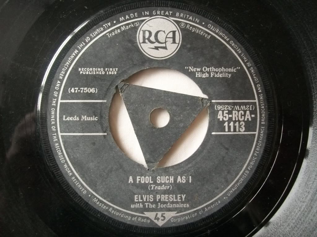 Elvis Presley - A Fool Such As I / I Need Your Love Tonight