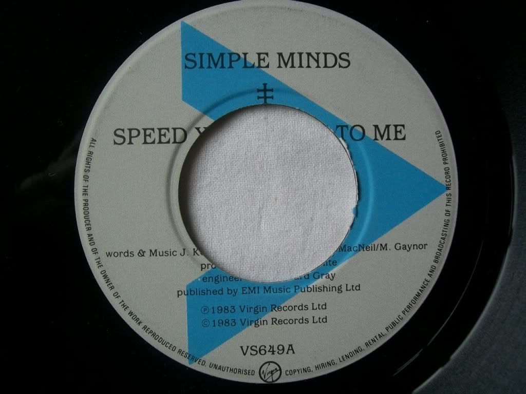 Simple Minds - Speed Your Love To Me Album