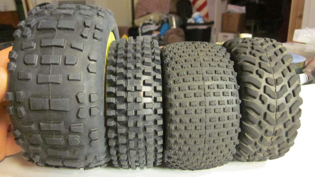 traxxas stampede tire size
