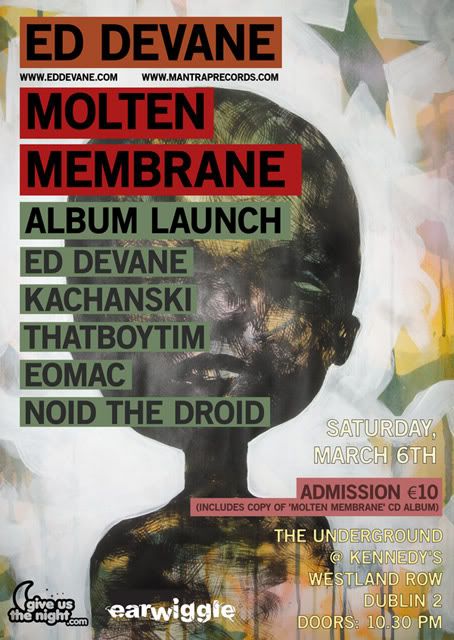 Ed Devane Molten Membrane album launch