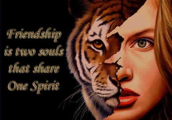 friendship is two souls that share one spirit