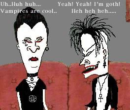gothic beavis and butthead