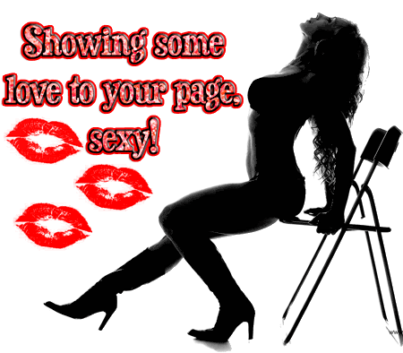 showing some love to your page sexy