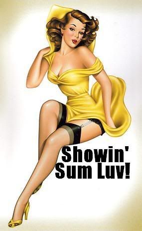 showin sum luv sexy pinup