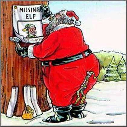 santa claus missing elf