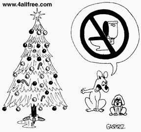 don't pee on the christmas tree