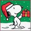 snoopy christmas icon