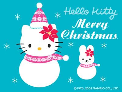 hello kitty merry christmas