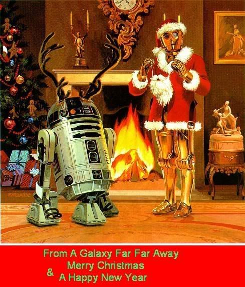 merry christmas and a happy new year star wars christmas