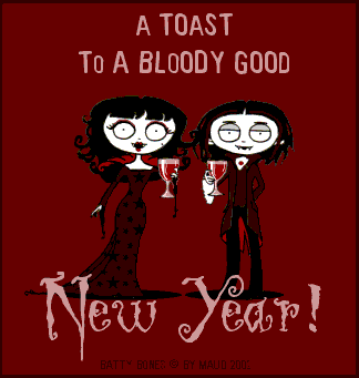 a toast to a bloody good new year