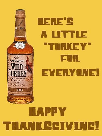 happy thanksgiving wild turkey