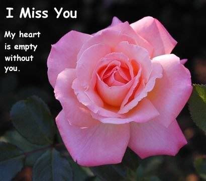 i miss you my heart is empty without you