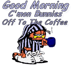 good morning coffee garfield