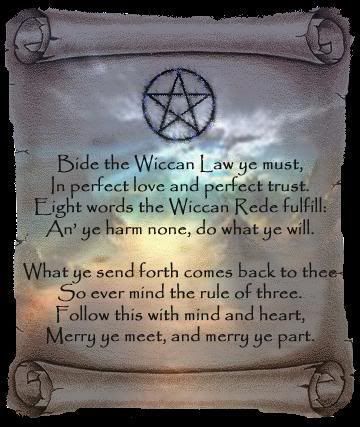 bide the wiccan law