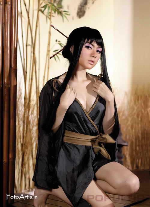 Vicky Shu - Sexy Kimono Picture Season