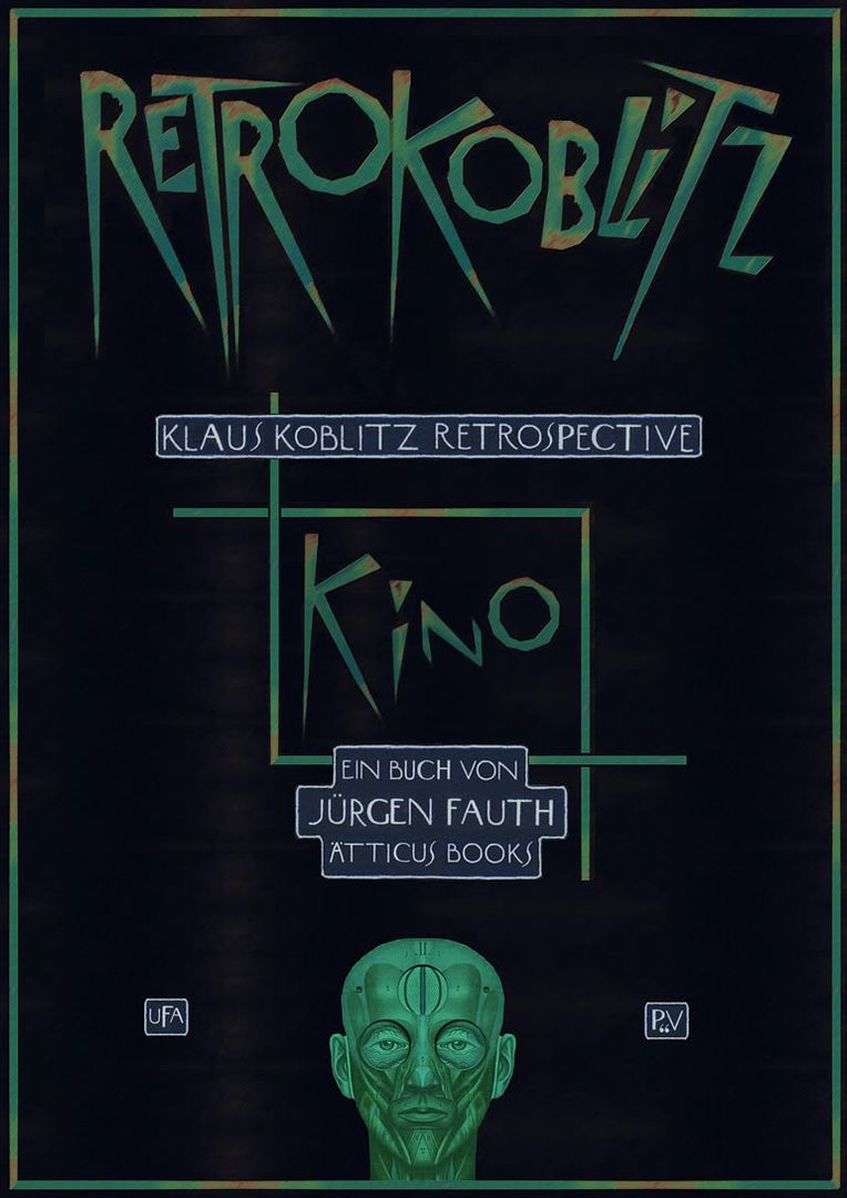 RetroKoblitz Poster by pablo vision for Klaus Koblitz Retrospective / Jurgen Fauth's Kino