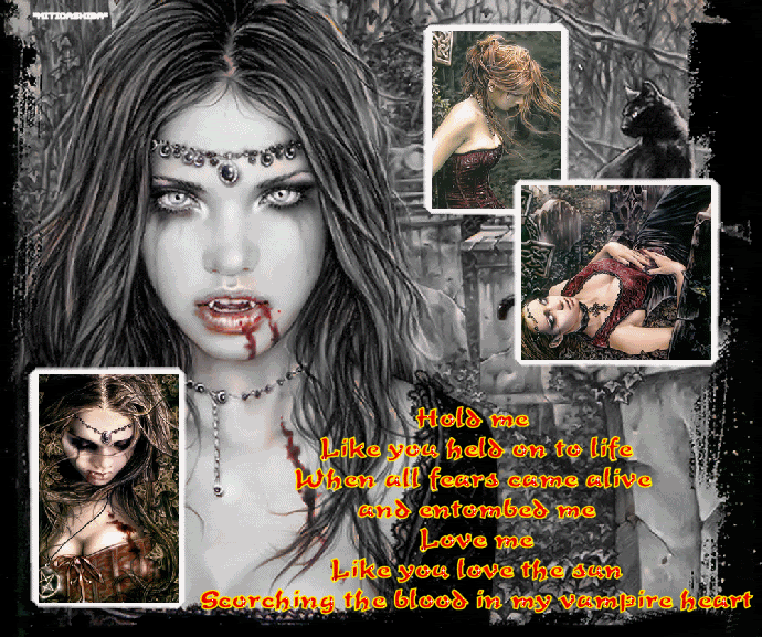 vampire collage