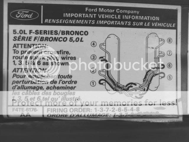 1994 Ford f150 5.0 firing order #6